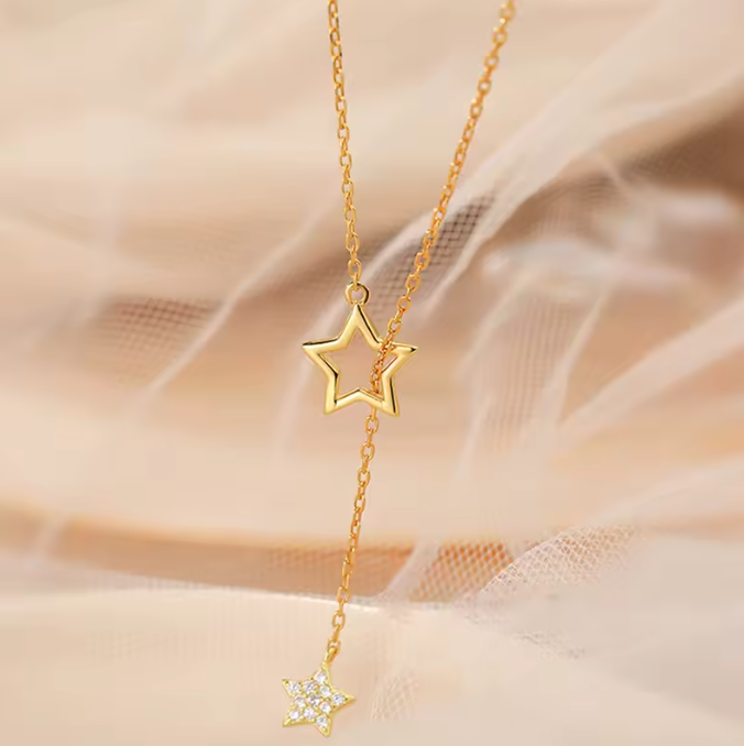 Double Star Necklace