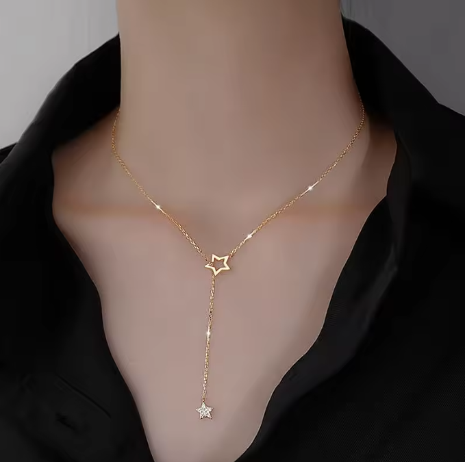 Double Star Necklace